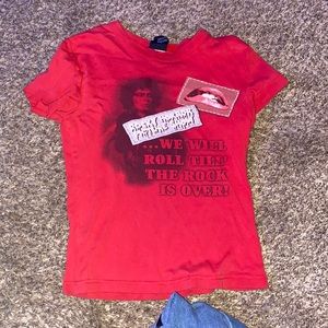 Thrifted rocky horror play r-shirt red